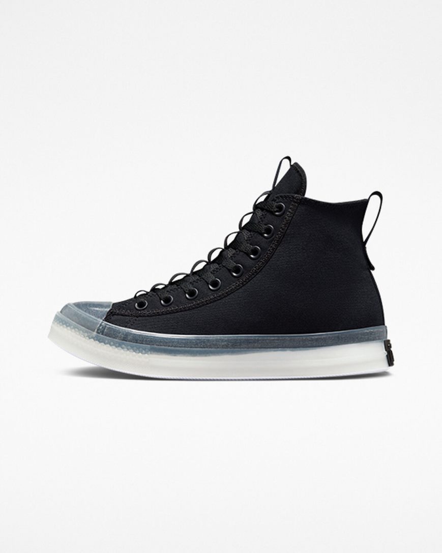 Tenisi Inalti Barbati Converse Chuck Taylor All Star CX Explore Negrii Albi | RO 0RCDG169